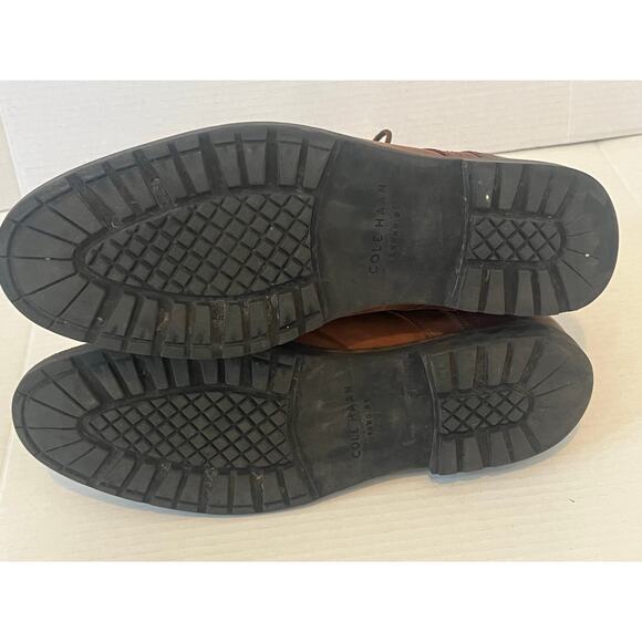 Cole Haan Boots Mens Grandzero Lug Boots Brown Sz 13 M - Picture 5 of 8